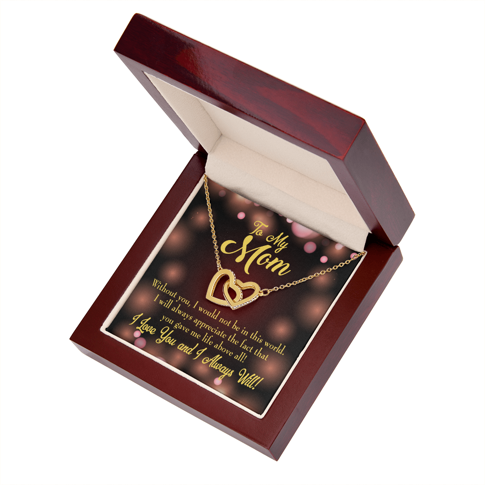 To Mom Without You Inseparable Necklace-Express Your Love Gifts