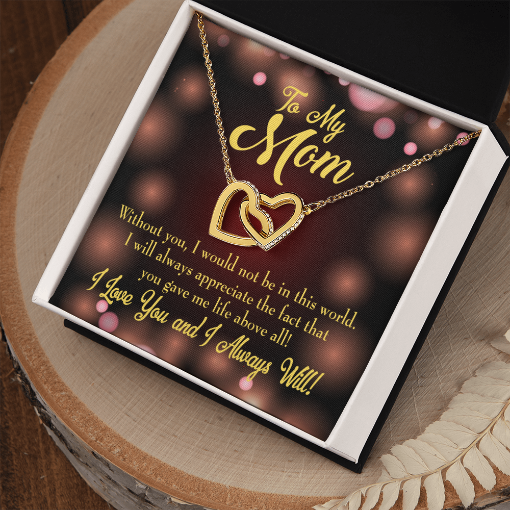 To Mom Without You Inseparable Necklace-Express Your Love Gifts