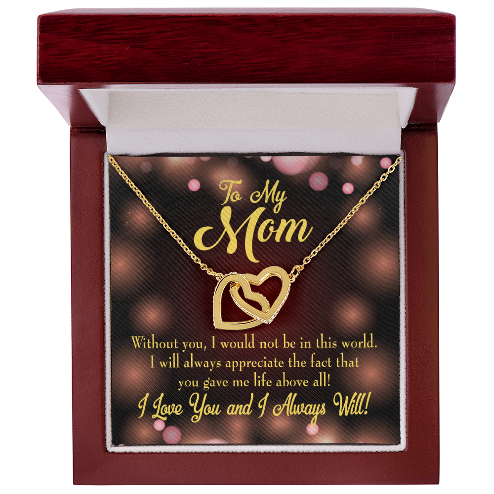 To Mom Without You Inseparable Necklace-Express Your Love Gifts
