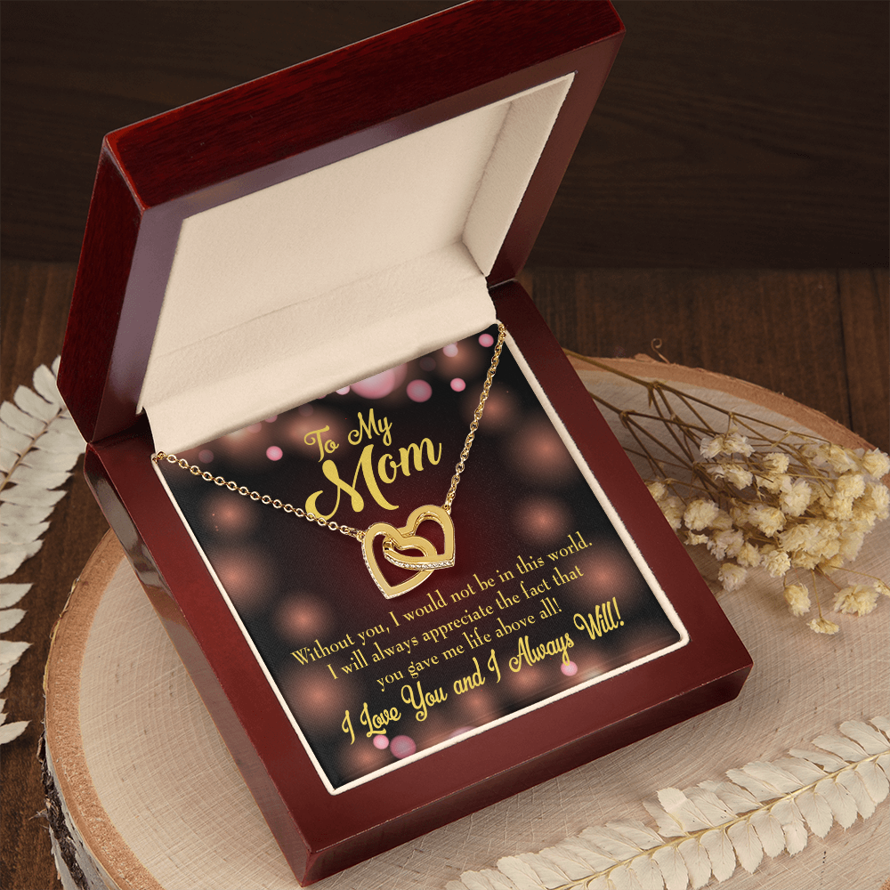 To Mom Without You Inseparable Necklace-Express Your Love Gifts