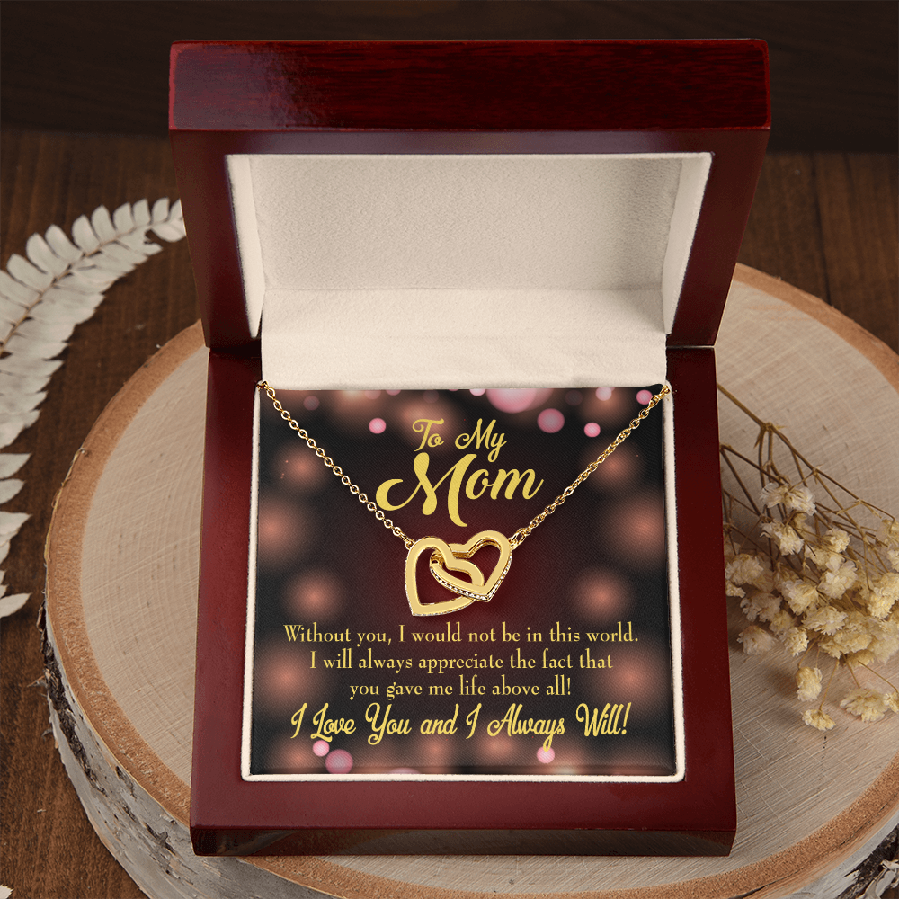 To Mom Without You Inseparable Necklace-Express Your Love Gifts