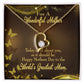 To Mom Wonderful Mother Forever Necklace w Message Card-Express Your Love Gifts