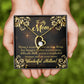 To Mom Wonderful Woman Mother Forever Necklace w Message Card-Express Your Love Gifts