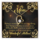 To Mom Wonderful Woman Mother Forever Necklace w Message Card-Express Your Love Gifts