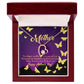 To Mom You Always Sacrifice Forever Necklace w Message Card-Express Your Love Gifts