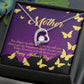 To Mom You Always Sacrifice Forever Necklace w Message Card-Express Your Love Gifts