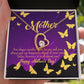 To Mom You Always Sacrifice Forever Necklace w Message Card-Express Your Love Gifts