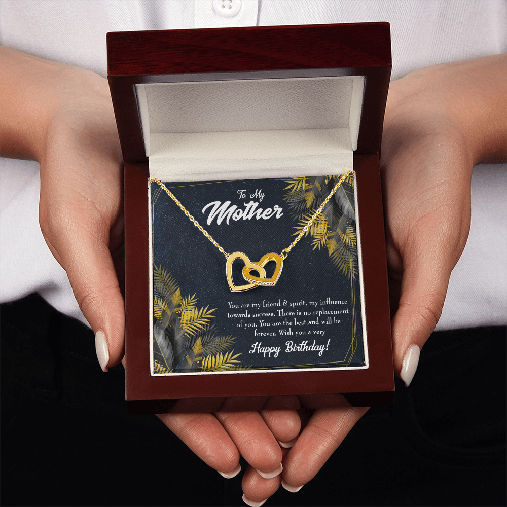 To Mom You Are My Friend Birthday Message Inseparable Necklace-Express Your Love Gifts