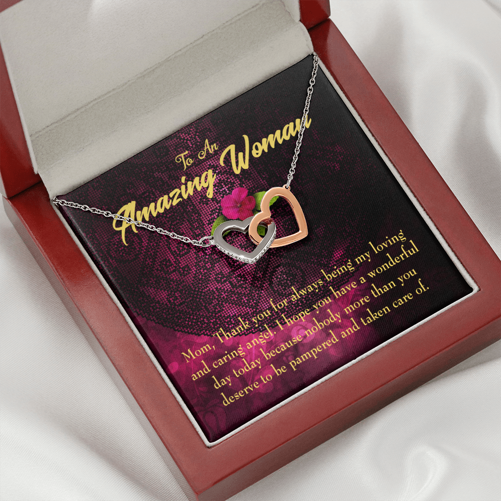 To Mom You Deserved the Pamper Inseparable Necklace-Express Your Love Gifts