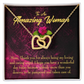 To Mom You Deserved the Pamper Inseparable Necklace-Express Your Love Gifts