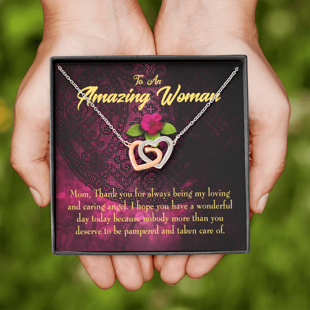 To Mom You Deserved the Pamper Inseparable Necklace-Express Your Love Gifts