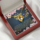 To Mom You Loved Me Forever Necklace w Message Card-Express Your Love Gifts