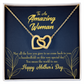To Mom You Mean the World To Me Inseparable Necklace-Express Your Love Gifts
