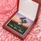 To Mom You're the Best Forever Necklace w Message Card-Express Your Love Gifts