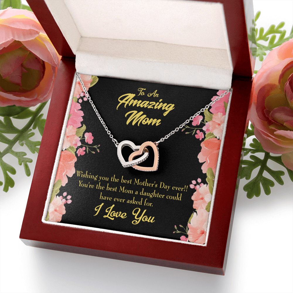 To Mom You're the Best Mom Inseparable Necklace-Express Your Love Gifts