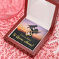 To Mom You're the Best Spanish Forever Necklace w Message Card-Express Your Love Gifts