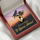 To Mom You're the Best Spanish Forever Necklace w Message Card-Express Your Love Gifts