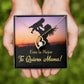 To Mom You're the Best Spanish Forever Necklace w Message Card-Express Your Love Gifts