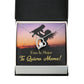 To Mom You're the Best Spanish Forever Necklace w Message Card-Express Your Love Gifts