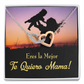 To Mom You're the Best Spanish Inseparable Necklace-Express Your Love Gifts