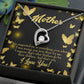 To Mom You Supported Me Forever Necklace w Message Card-Express Your Love Gifts
