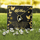 To Mom You Supported Me Forever Necklace w Message Card-Express Your Love Gifts