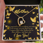 To Mom You Supported Me Forever Necklace w Message Card-Express Your Love Gifts
