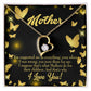 To Mom You Supported Me Forever Necklace w Message Card-Express Your Love Gifts