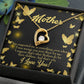 To Mom You Supported Me Forever Necklace w Message Card-Express Your Love Gifts