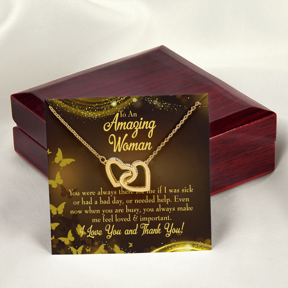 To Mom You Were Always There Inseparable Necklace-Express Your Love Gifts