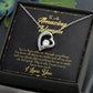 To Mom You With Me Forever Necklace w Message Card-Express Your Love Gifts