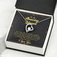 To Mom You With Me Forever Necklace w Message Card-Express Your Love Gifts