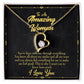 To Mom You With Me Forever Necklace w Message Card-Express Your Love Gifts