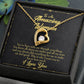 To Mom You With Me Forever Necklace w Message Card-Express Your Love Gifts
