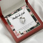 To Mother-in-Law Cannot Be Perfect Forever Necklace w Message Card-Express Your Love Gifts