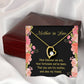To Mother-in-Law How Fortunate Forever Necklace w Message Card-Express Your Love Gifts