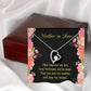 To Mother-in-Law How Fortunate Forever Necklace w Message Card-Express Your Love Gifts