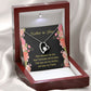 To Mother-in-Law How Fortunate Forever Necklace w Message Card-Express Your Love Gifts