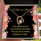 To Mother-in-Law How Fortunate Forever Necklace w Message Card-Express Your Love Gifts