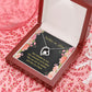 To Mother-in-Law How Fortunate Forever Necklace w Message Card-Express Your Love Gifts