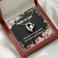 To Mother-in-Law Mother-in-Law and Friend Forever Necklace w Message Card-Express Your Love Gifts