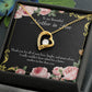 To Mother-in-Law No Other Better Mother-in-Law Forever Necklace w Message Card-Express Your Love Gifts