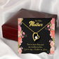 To Mother-in-Law Not Just Mother-in-Law Forever Necklace w Message Card-Express Your Love Gifts