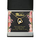 To Mother-in-Law Not Just Mother-in-Law Forever Necklace w Message Card-Express Your Love Gifts