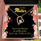 To Mother-in-Law Not Just Mother-in-Law Forever Necklace w Message Card-Express Your Love Gifts