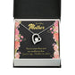 To Mother-in-Law Not Just Mother-in-Law Forever Necklace w Message Card-Express Your Love Gifts