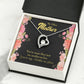To Mother-in-Law Not Just Mother-in-Law Forever Necklace w Message Card-Express Your Love Gifts