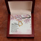 To Mother-in-Law Other Mother Forever Necklace w Message Card-Express Your Love Gifts