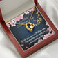 To Mother-in-Law Seriously Lucky Forever Necklace w Message Card-Express Your Love Gifts