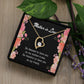 To Mother-in-Law So Blessed Forever Necklace w Message Card-Express Your Love Gifts